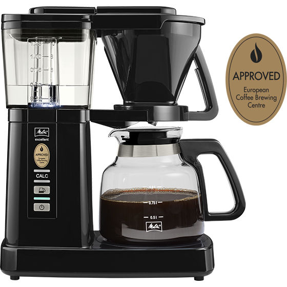 Melitta® Excellence 5 Filter Coffee Maker ECBC Certificate Product image front view on white background 