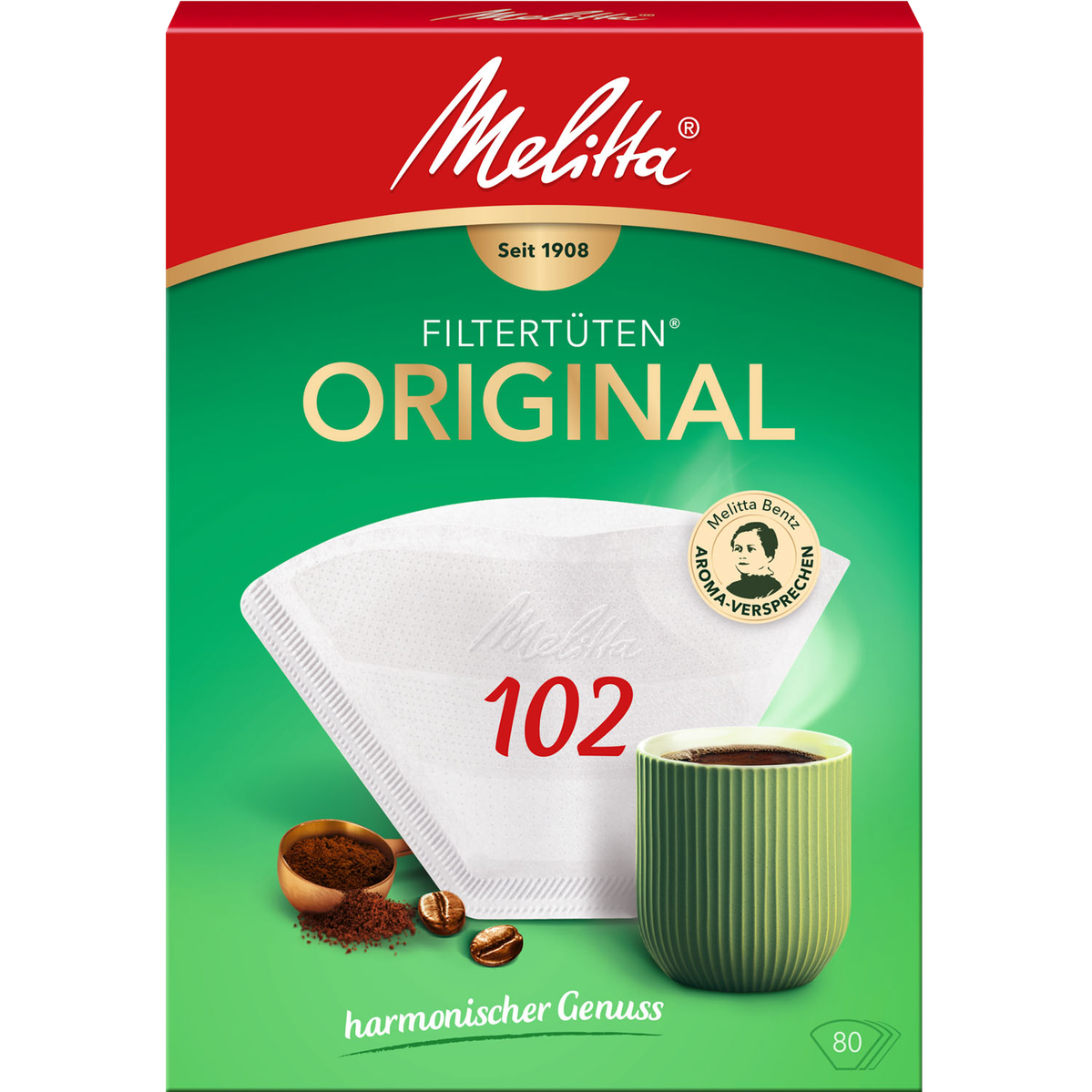 Melitta® Original, 102, 80 pcs